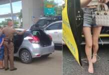 Car Collision On Bangkok Road Frees Tied Chinese Woman