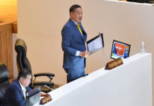 Srettha Thavisin Presents the Government’s Policy to Parliament