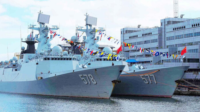 China frigate