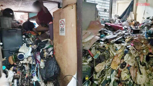 Bangkok Landlord Shocked by Huge Pile of Trash in Rent Room