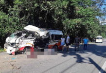 Van Overturns In Chiang Mai, Killing 2 Foreigners, Injuring 10