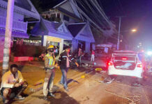 A Drunk Ghanaian Driver Hits Three Workers In Chiang Mai