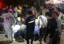 The Injured Chinese Man Is Taken To The Hospital By 10 Officials