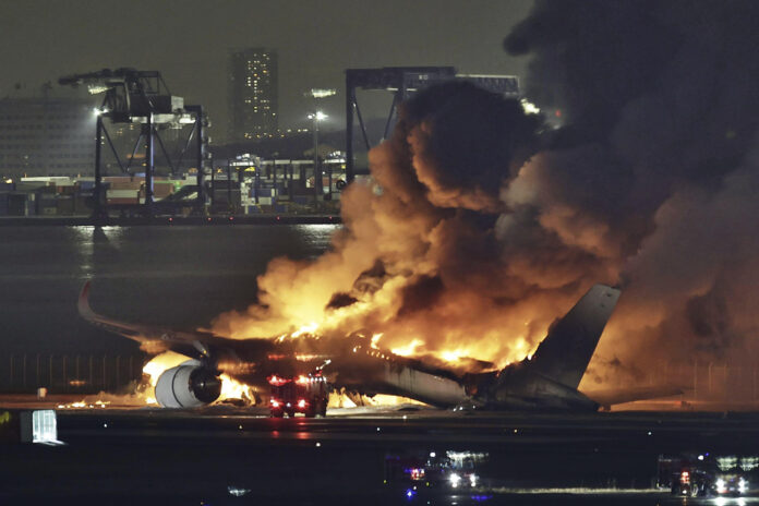 Japan Plane Fire Haneda