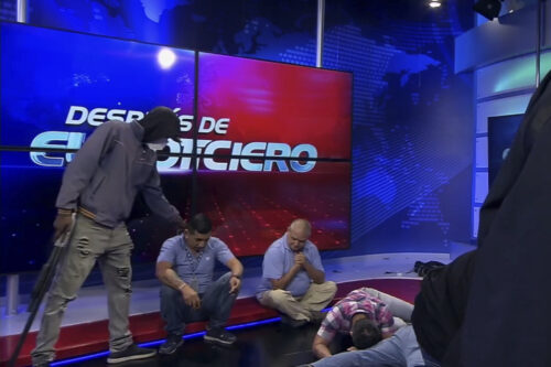 “We Are on Air!” Masked Gunmen Storm TV Studio in Ecuador as Gang Attacks in the Country Escalate