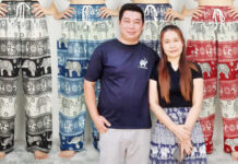 Chiang Mai Pair Aims To Expand ‘Elephant Pants’ to Global Market elephant pants