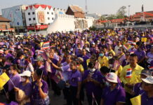Opinion: An Educated Guess on How Many Thais Are Royalists People in Nakhon Ratchasima province gather at Thao Suranari (Ya Mo) Monument to show their support for HRH Princess Sirindhorn in an event led by the province's governor Siam Sirimongkol on Feb. 16, 2024.