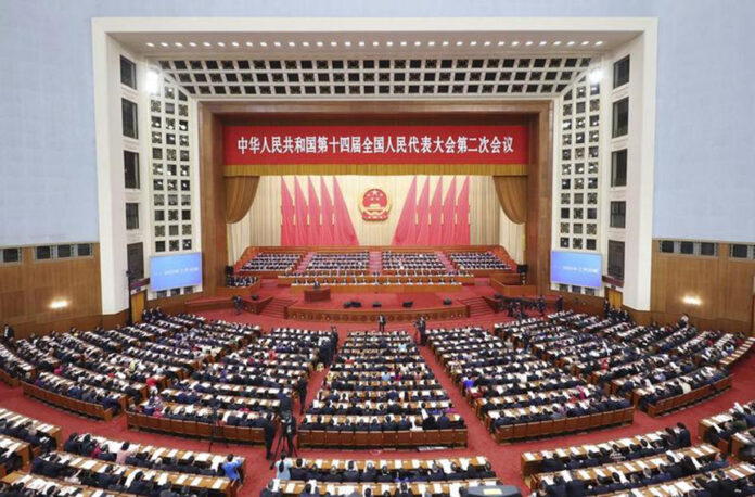 (TWO SESSIONS) CHINA-BEIJING-NPC-ANNUAL SESSION-OPENING (CN) growth target