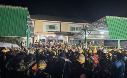 Protests Erupt as Rayong Construction Crane Collapses