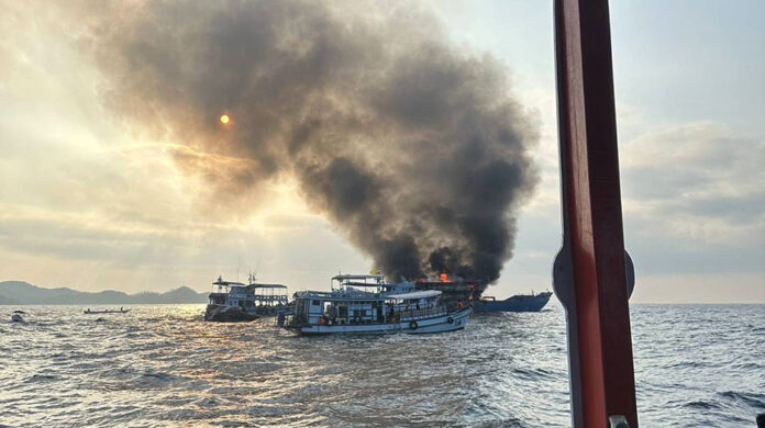 fire ferry panicked