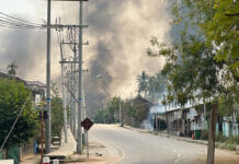 Myanmar Army in Myawaddy Asks Thailand to Shelter Its Officials Myawaddy