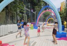 The First Time of Songkran with Water Tunnel on Sukhumvit Road Start!