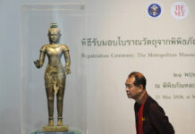 Thailand Welcomes Home Trafficked 1,000-Year-Old Statues Returned by New York’s Metropolitan Museum