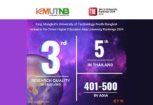 KMUTNB Makes Remarkable Progress in THE University Ranking 2024