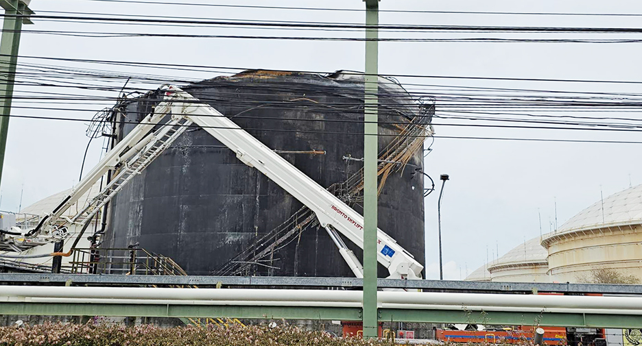 industrial fire
