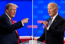 A Halting Biden Tries To Confront Trump at Debate but Sparks Democratic Anxiety About His Candidacy