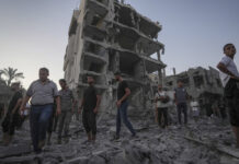 An Israeli Airstrike on a School in Gaza City Kills Over 60 People Gaza