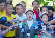 ‘I’m a Red Shirt’: Paetongtarn Defends Coalition with Democrat Party