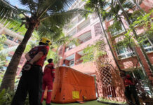 Foreign Man Luckily Survives after Jumping from Pattaya Condo foreign