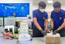 Thai Customs Seizes Ice Bound for Australia and Ketamine from Germany customs