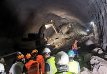 Tunnel Collapse while Constructing Wall at High-Speed Rail Project in Korat tunnel