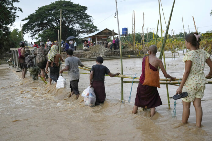Myanmar Floods Typhoon Yagi