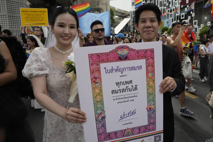 Thailand Marriage Equality marriage