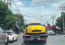 Sports Car Menace Caught: Russian Driver Fined on Koh Samui sports car