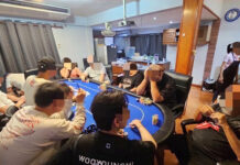 Pattaya Police Raid Poker Game, Arrest 9 Asian and Western Nationals poker