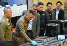 Operation Demolish Criminal Bridges: Thai Police Seize Large-scale SIM Boxes operation
