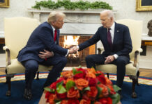Trump Makes a Victor’s Return to Washington and Pledges a Smooth Transition of Power trump