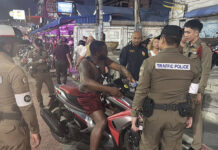 British Rider Stuns Pattaya Police by Eating Traffic Ticket traffic ticket