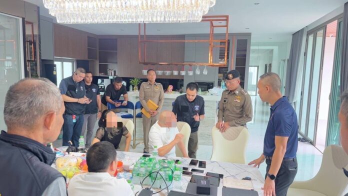 chonburi scam seize1 scammers