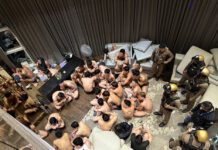 Thonglor Police Crack Down on Exclusive Drug Party, Over 100 Detained party