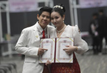 LGBTQ+ Couples in Thailand Register Their Marriages on the First Day of Law Giving Them Equal Status LGBTQ+