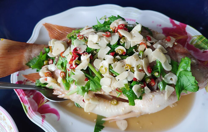 steam fish