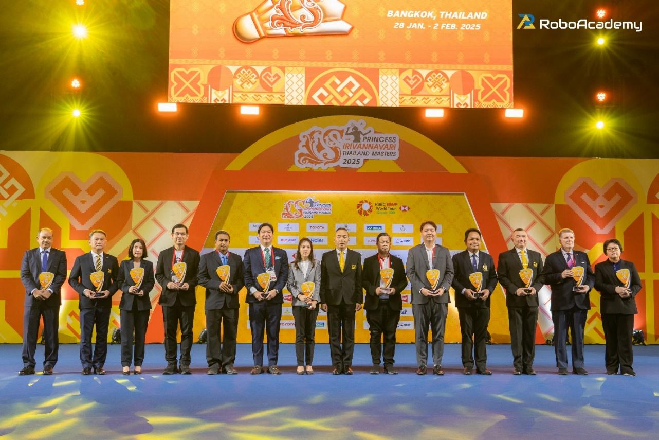 Robo Academy Sponsors Thailand Master 2025 Badminton
