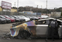 Violent Attacks on Tesla Dealerships Spike As Musk Takes Prominent Role in Trump White House Tesla