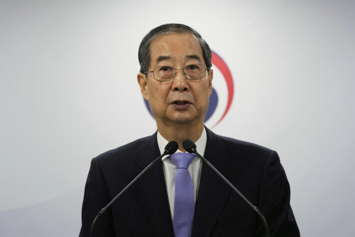South Korea Martial Law Han Duck-soo