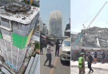 Tremors Cause Bangkok Building Collapse, Trapping Over 80 Workers