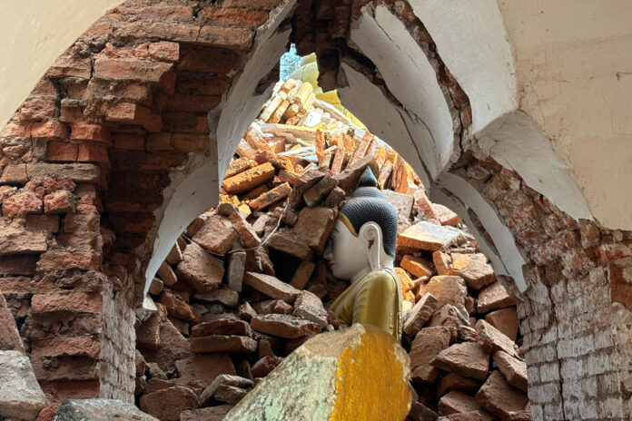 APTOPIX Myanmar Earthquake military