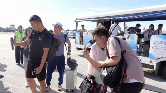 chinese tourists samui