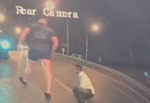 British Tourist Punches Thai Van Driver on Phuket Road van driver