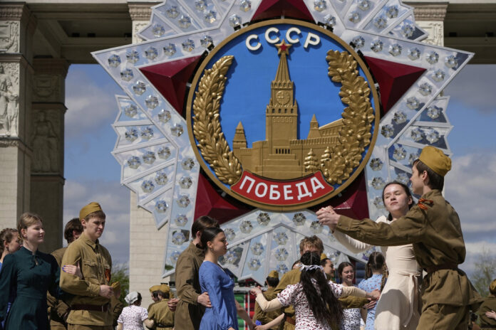 APTOPIX Russia Victory Day Preparations