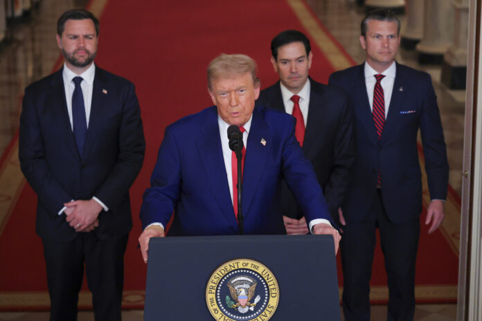 APTOPIX Mideast Wars Trump
