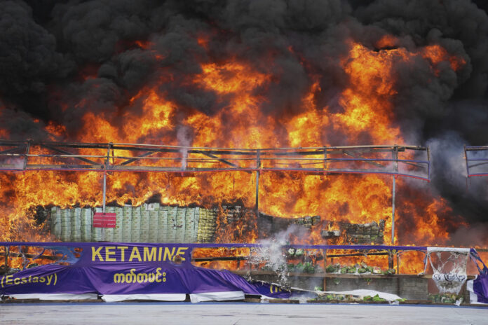 Myanmar Anti-Drug Day drugs