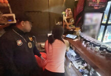 Myanmar Worker Cries During Russian Shisha Bar Raid on Koh Phangan shisha
