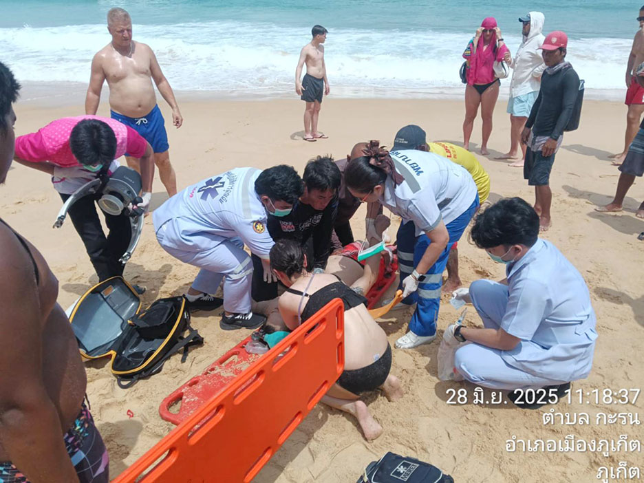 Japanese Wife Loses Husband to Drowning on Phuket Holiday
