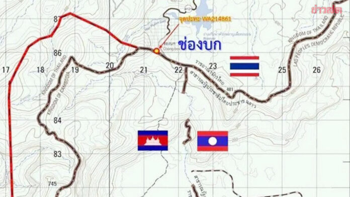 map dispute border