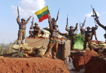 Myanmar Military Recaptures Strategic Town From Rebels After a Year myanmar